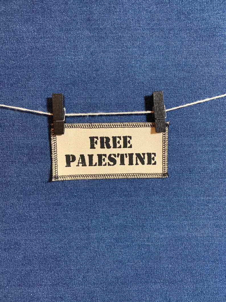 Free Palestine Patch Natural