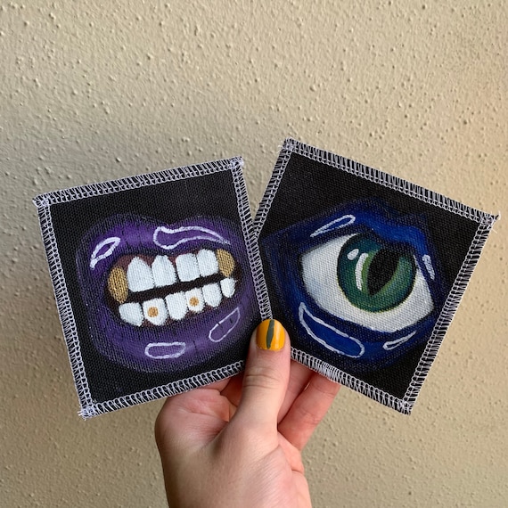 Mouth Patches Hand Painted by Xvangeline