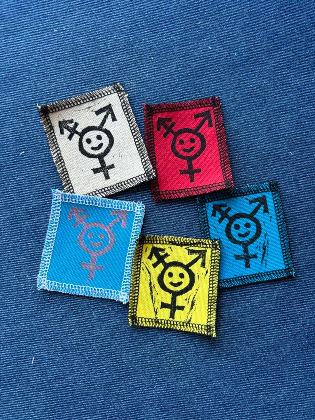 Trans Symbol Patch Mini Trans Symbol Patch - Etsy