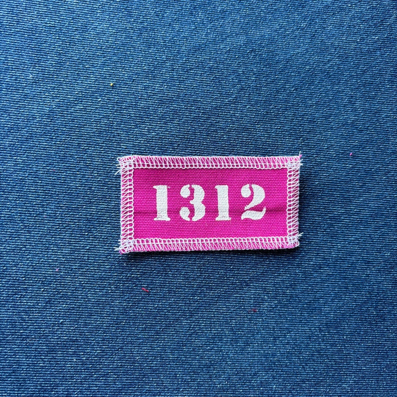 Écusson 1312 Hot Pink
