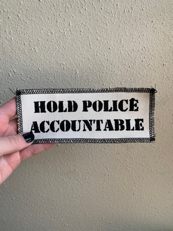 Hold Police Accountable Patch