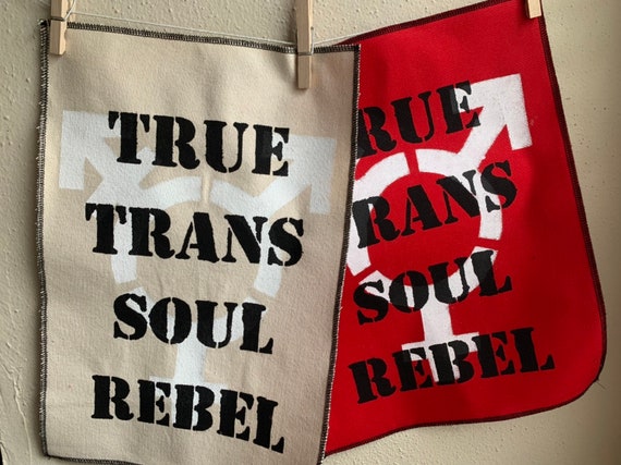 True Trans Soul Rebel Layered Back Patch