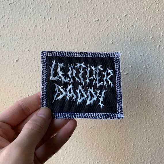 Leather Daddy Patch Hand Painted by Dungeon Cowboy