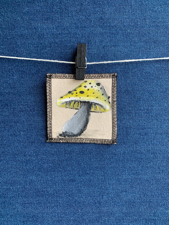 Mushroom Patch Hand Painted by V