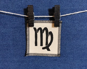 Virgo Symbol Patch