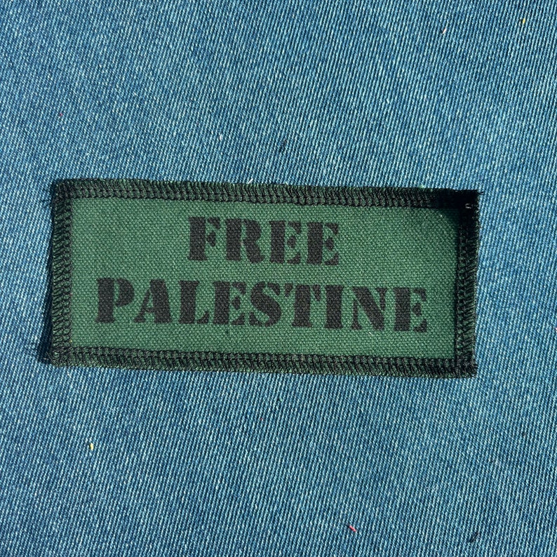 Free Palestine Patch Green & Black