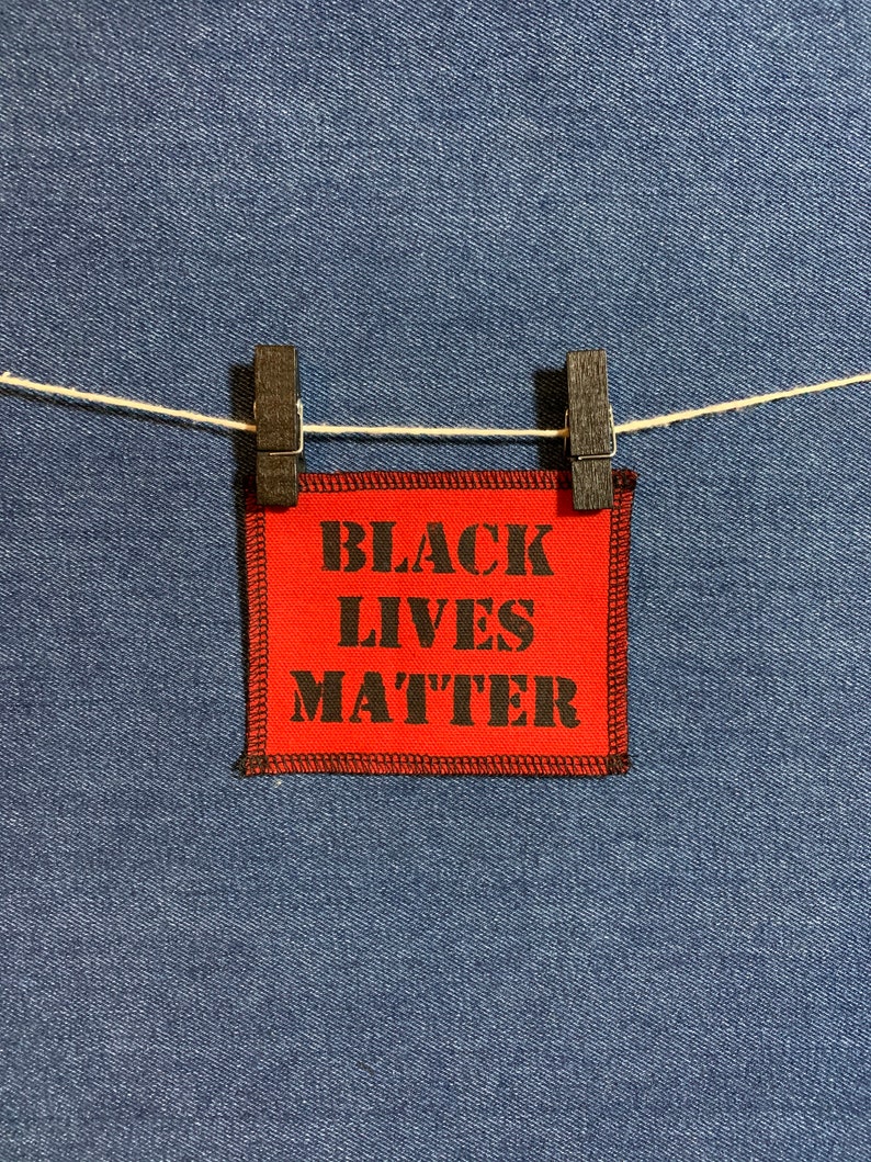 Black Lives Matter Patch Red