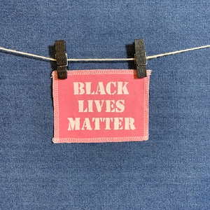 Black Lives Matter Patch Pink