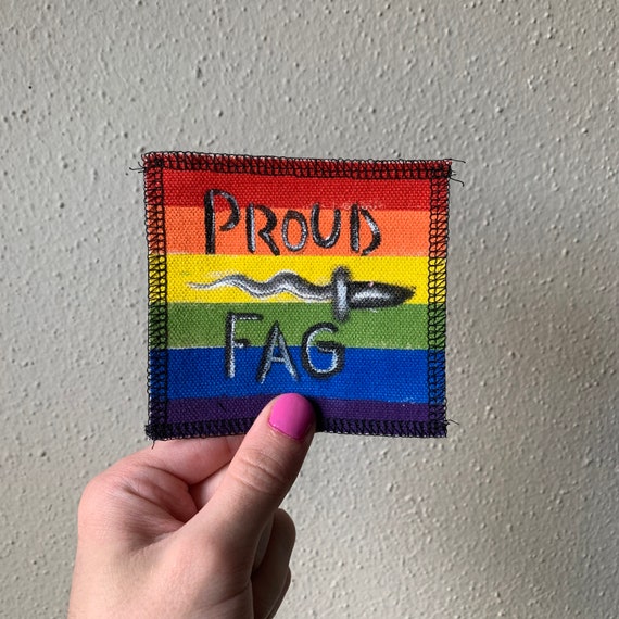 Proud F*g Patch Hand Painted by Dungeon Cowboy