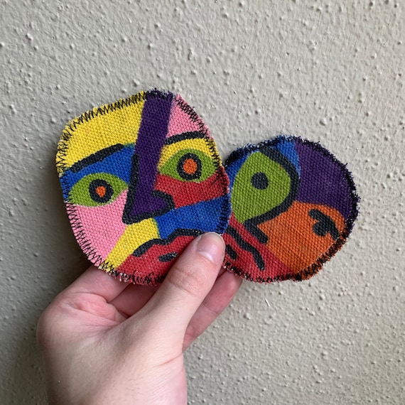 Face Patch Hand Painted by Mason Slay