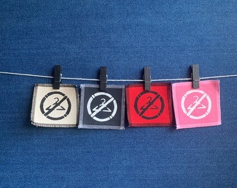 No Coat Hanger Abortions Symbol Patch