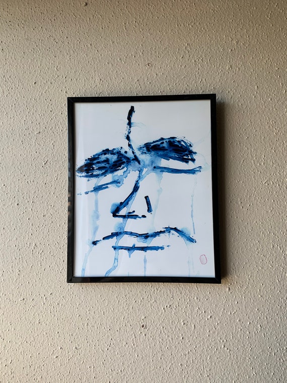 Blue Framed Print