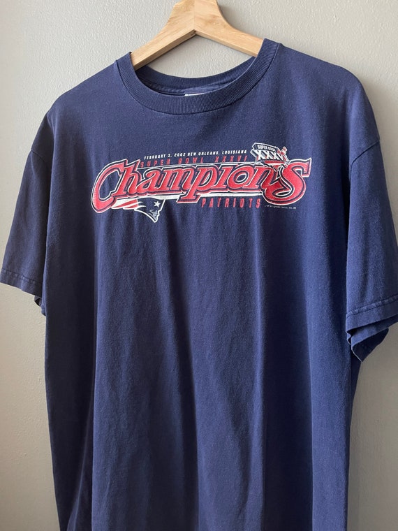Vintage 2002 New England Patriots Super 