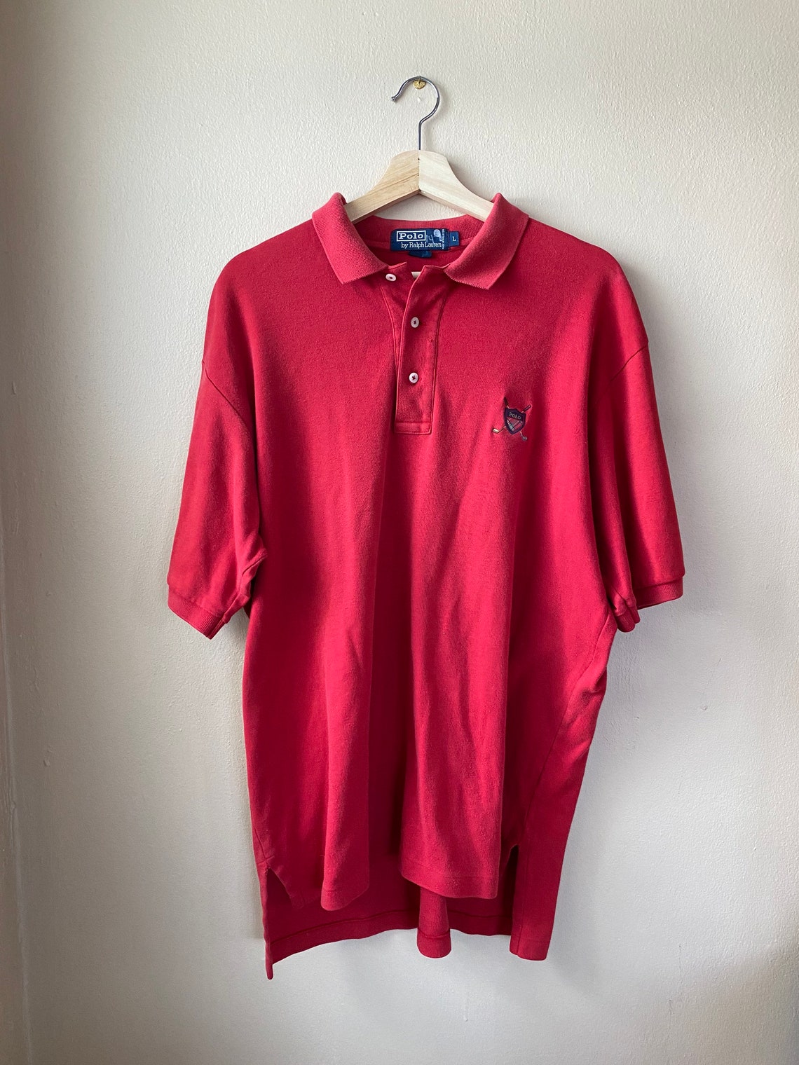 Vintage 1990s Polo Ralph Lauren Golf Polo Tee Sz L | Etsy