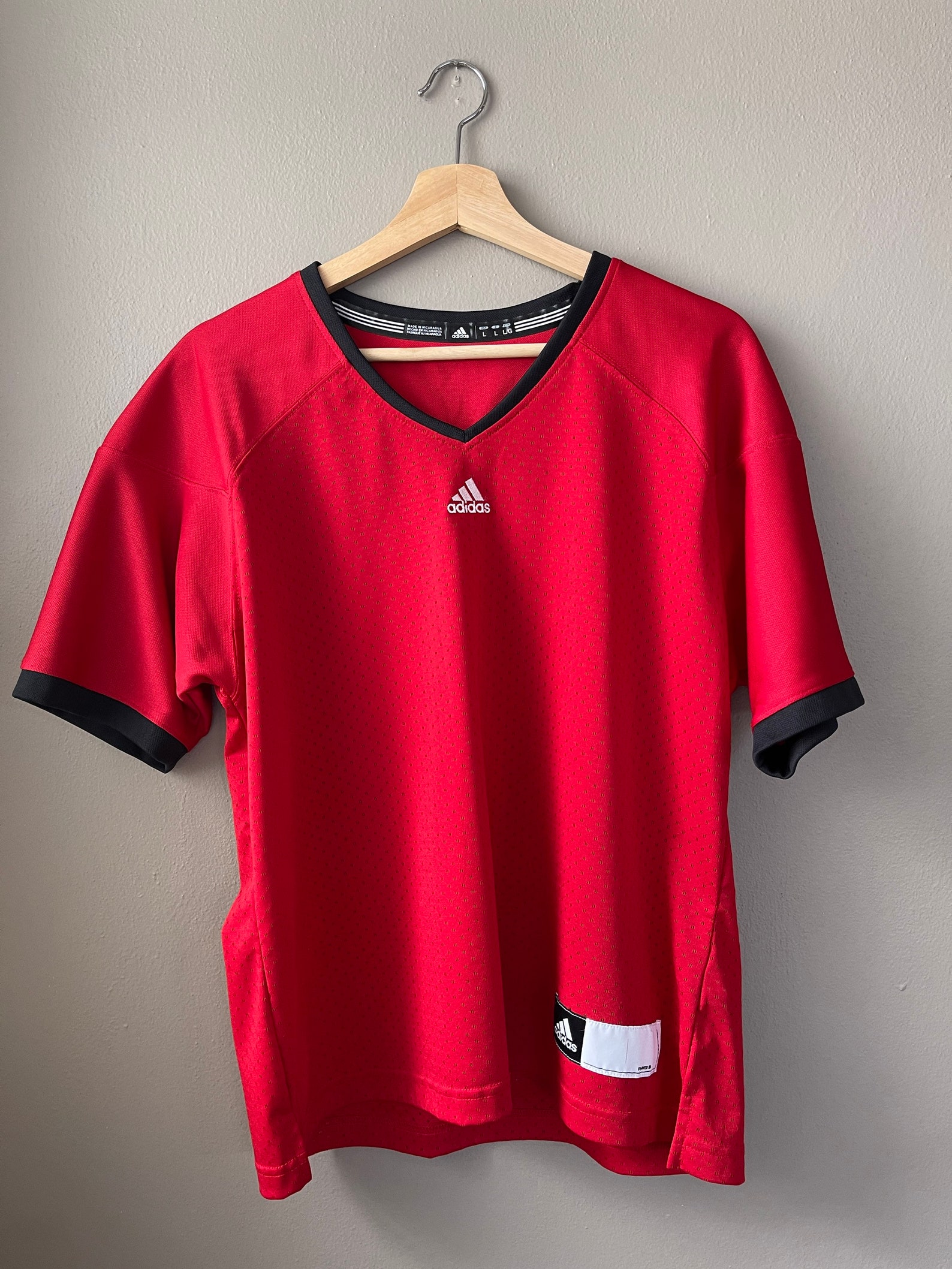pink adidas soccer jersey