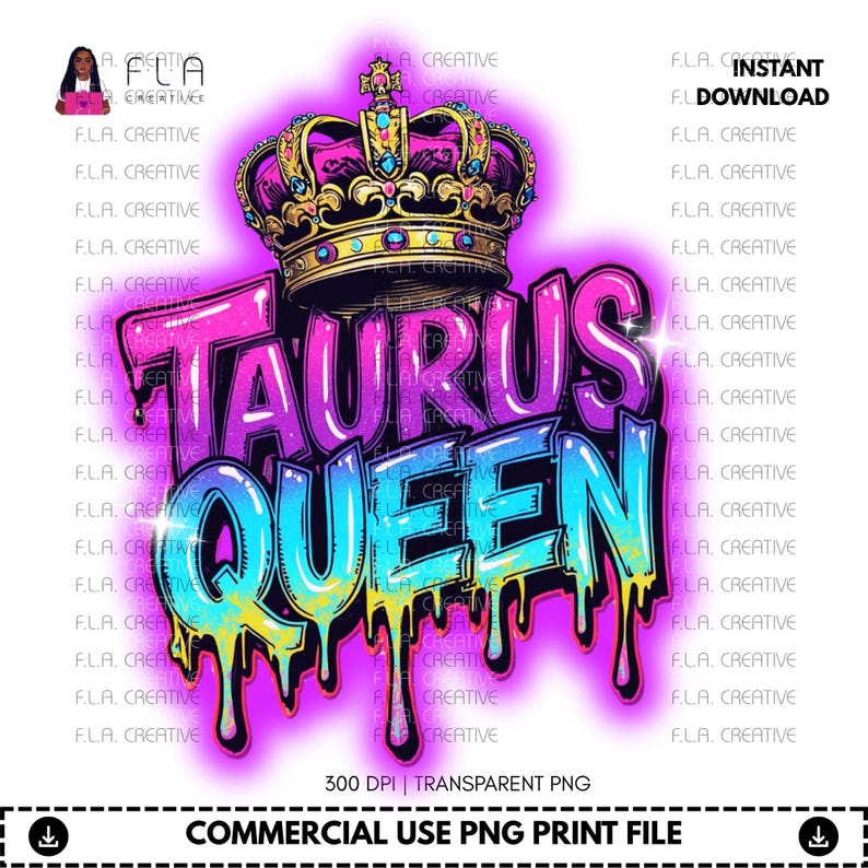 Taurus Queen PNG, Zodiac Birthday Shirt, Gold Glitter Crown - Etsy