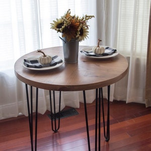 Mid Century Modern Bistro Table Etsy