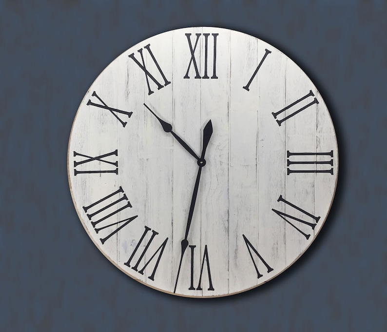 Large Wall Clock 30 Or 36 Rustic Home Decor Handmade Farmhouse Wooden Clocks - 36 Wall Clocks Large Wall Clock 30 Or 36 Rustic Home Decor Handmade Farmhouse Wooden Clocks - 36 Wall Clocks