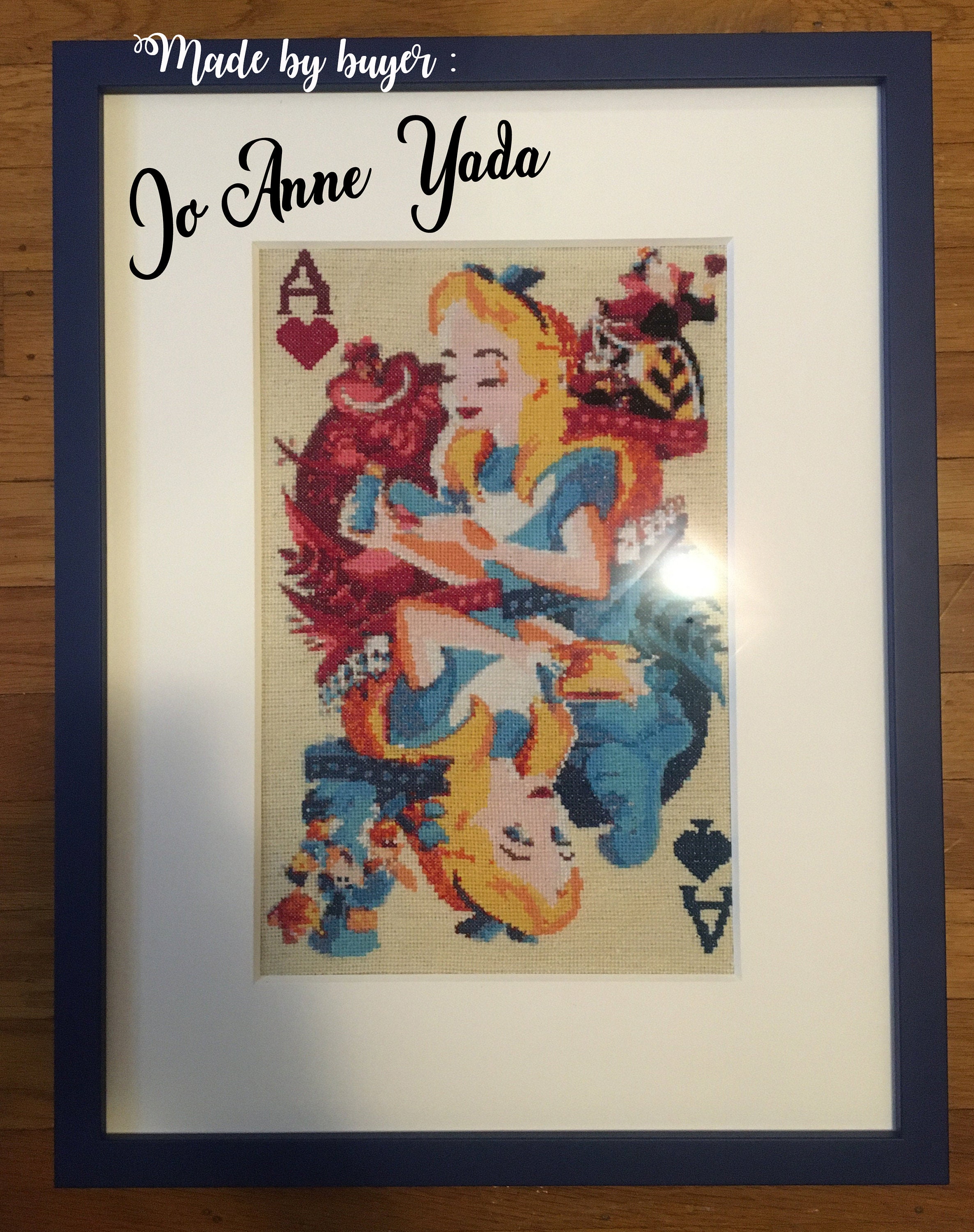 Alice in Wonderland Cross Stitch Modern Pattern.instant - Etsy