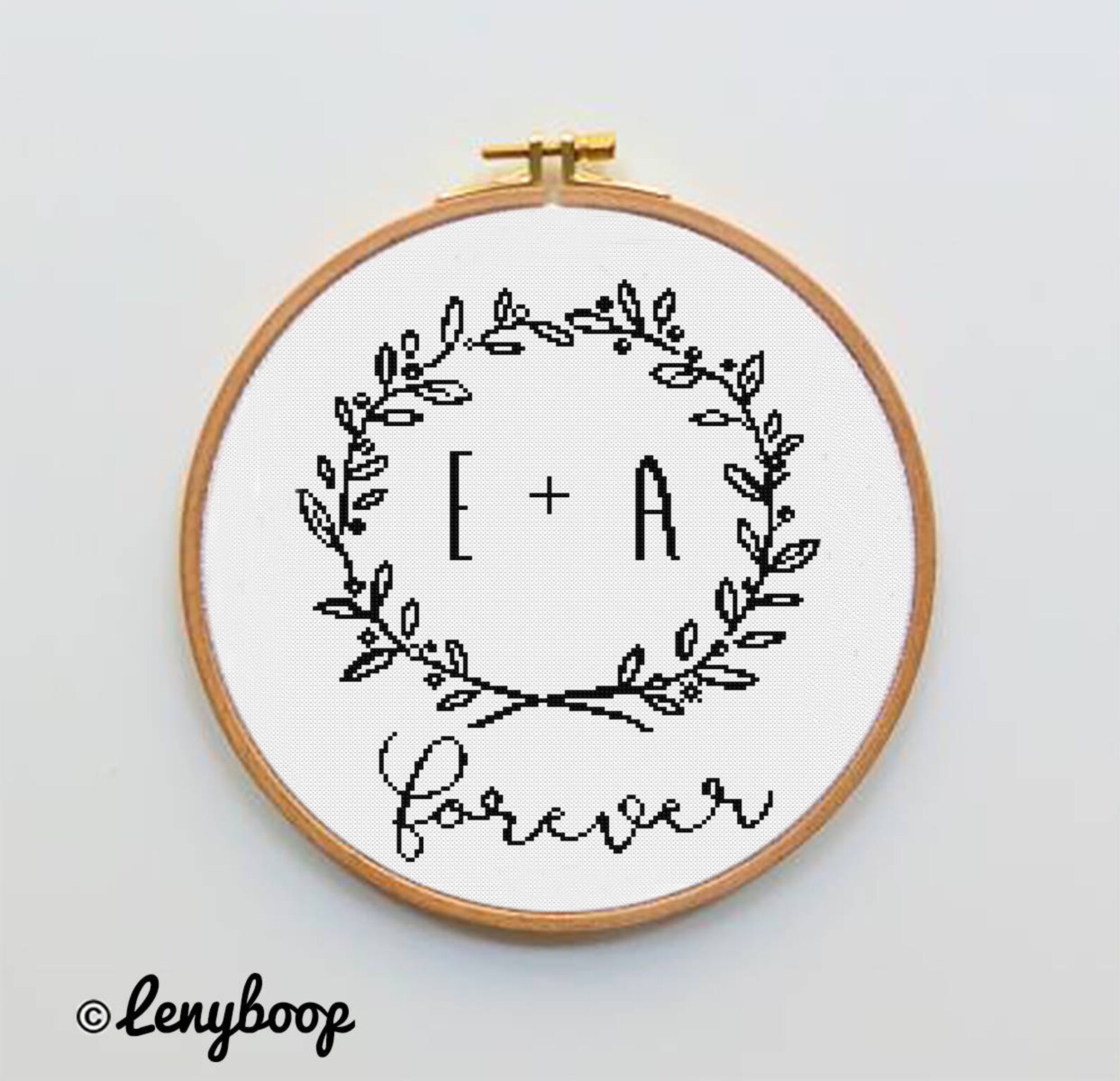 Cross Stitch Pattern Modern. Custom Cross Stitch Pattern With Etsy