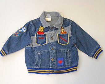 winnie the pooh denim jacket