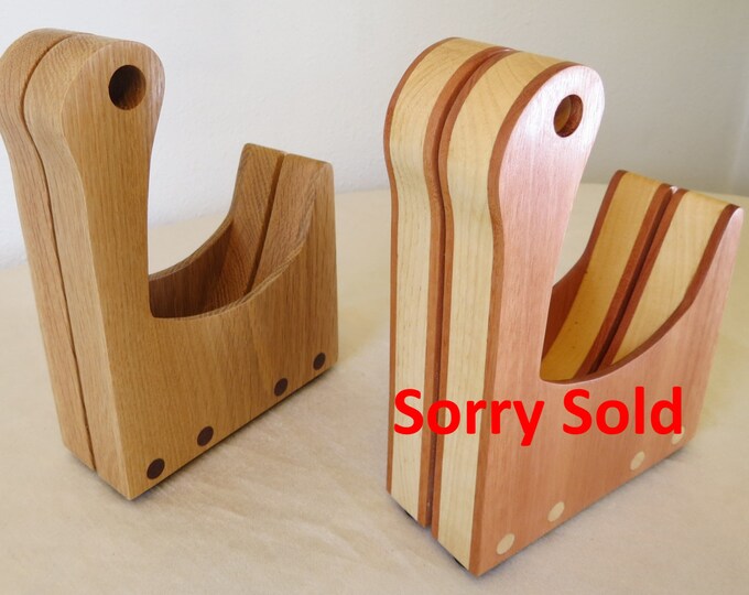 Solid Wood Bagel Slicer FREE SHIPPING Etsy