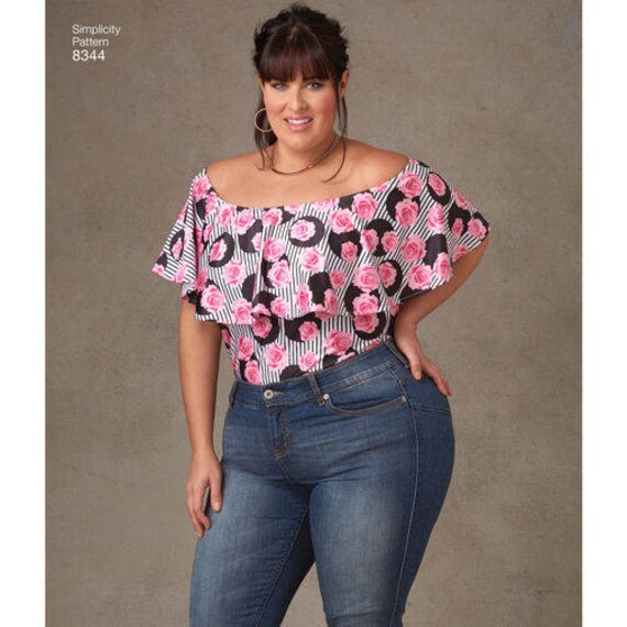 Simplicity Plus Size 18w 26w Bodysuit Pattern, 1 Each in Simplicity Plus Size 18w 26w Bodysuit Pattern, 1 Each in
