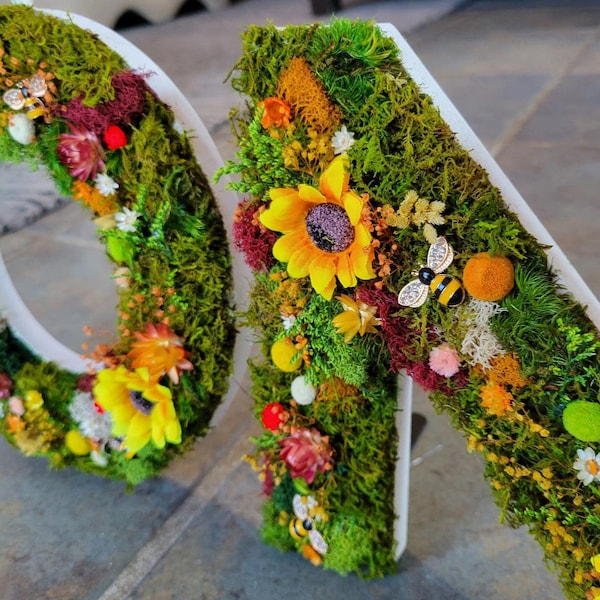Custom Floral Luxury Letter