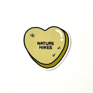 Caminhadas na Natureza Coração de Doce - Adesivo