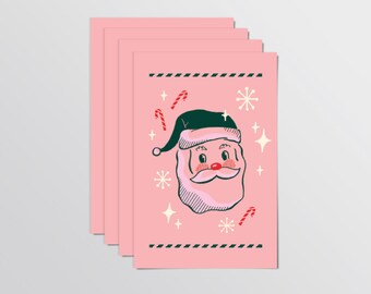 Santa - Postcards (Set of 4)