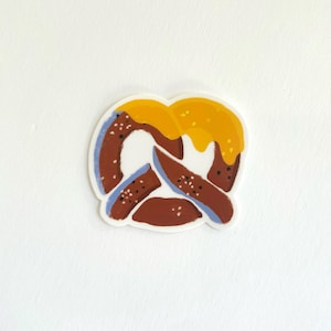Dipped Pretzel - Sticker