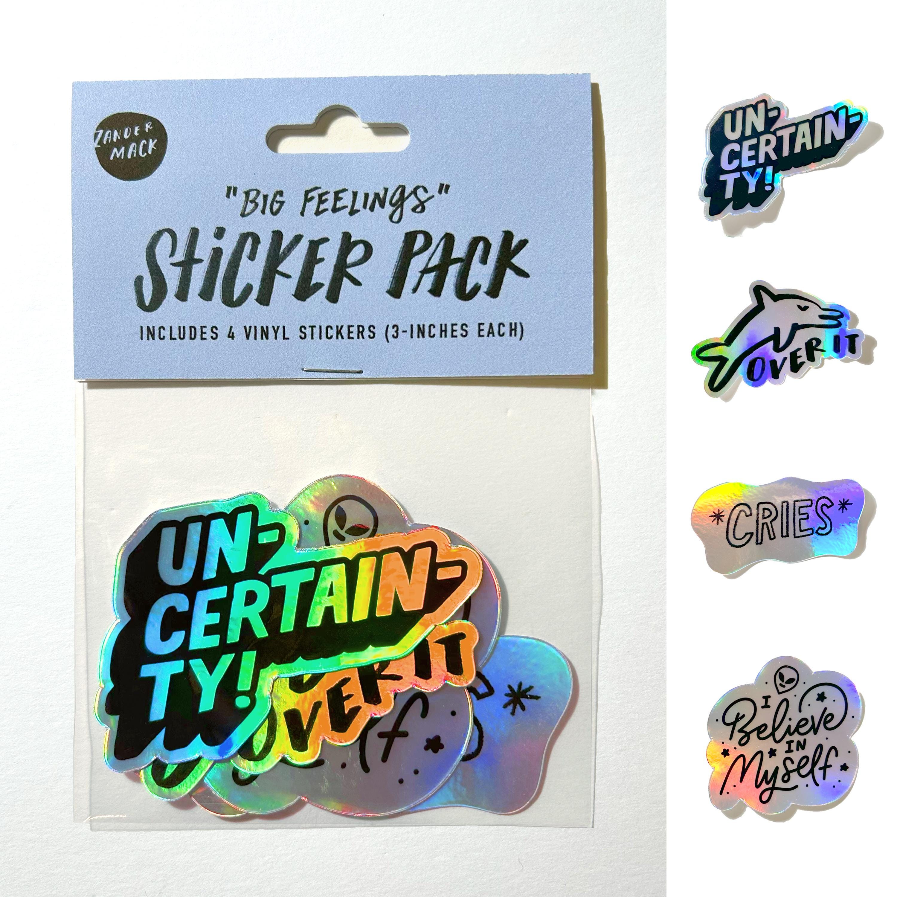 Big Feelings - Sticker 4-pack - Etsy