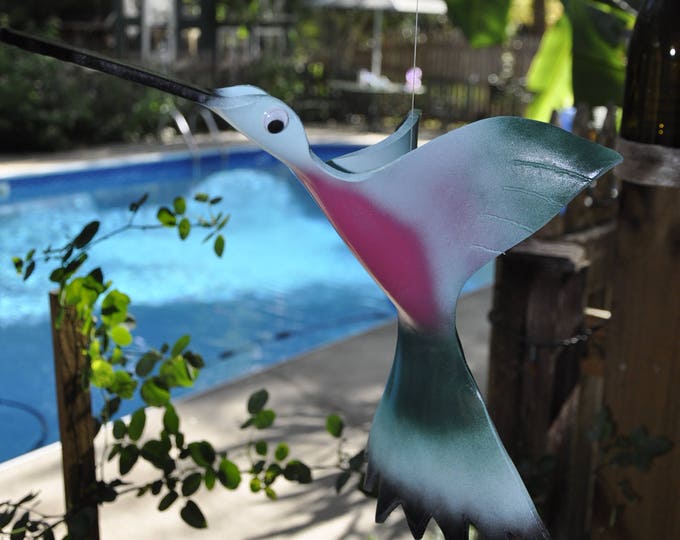 Hanging Hummingbird Made From PVC Pipe Yard Art Etsy