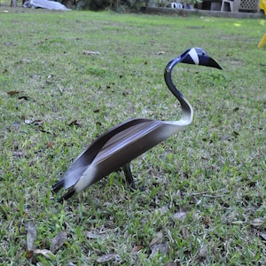 Canadian Goose With Acrylic Eyes Yard Art Pipe Bird