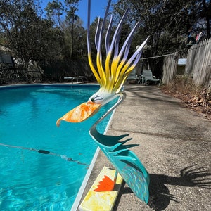 Bahama Babe PVC Pelican on Base