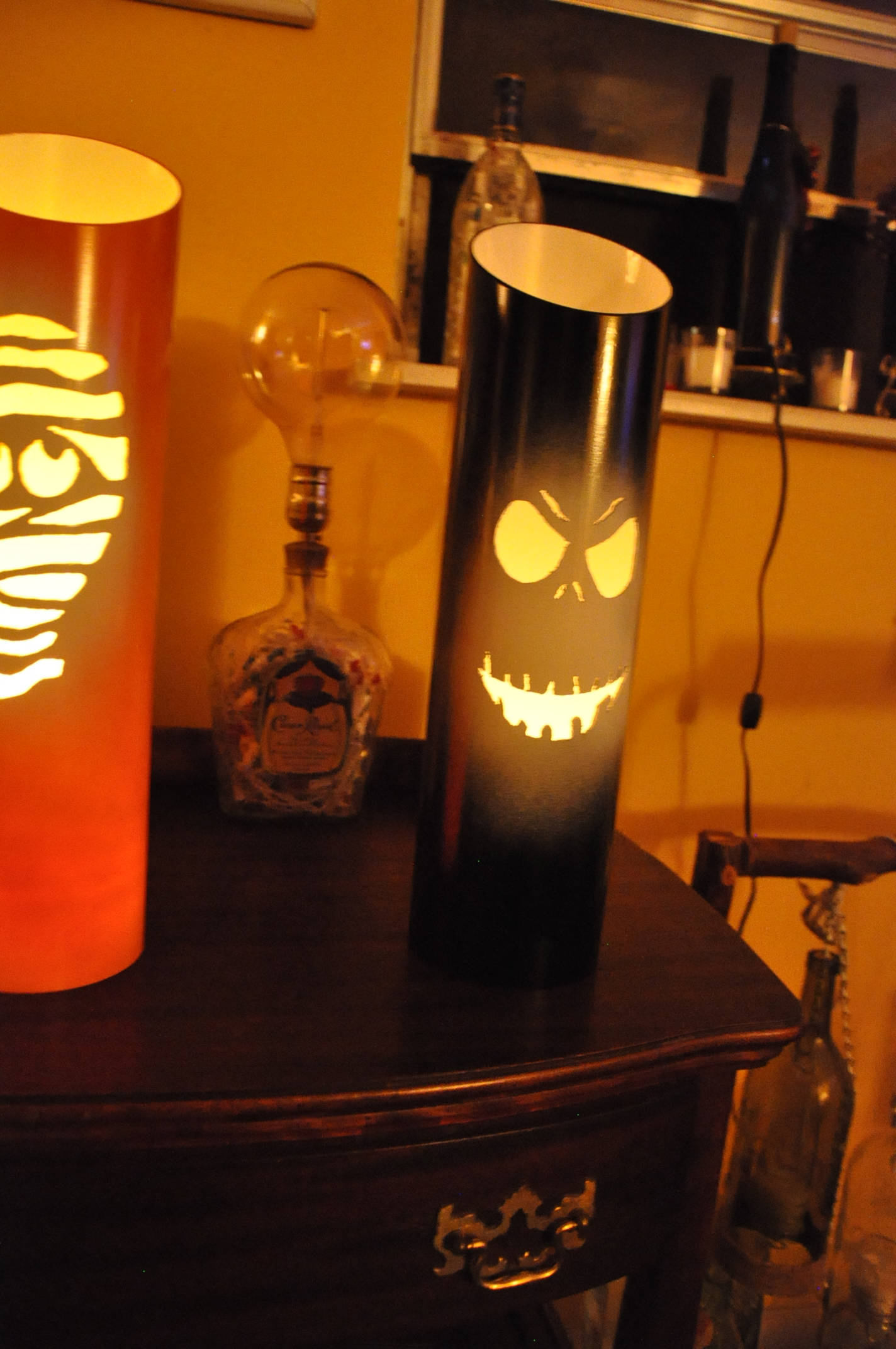 PVC Pipe Halloween Jack Skeleton Lantern Etsy