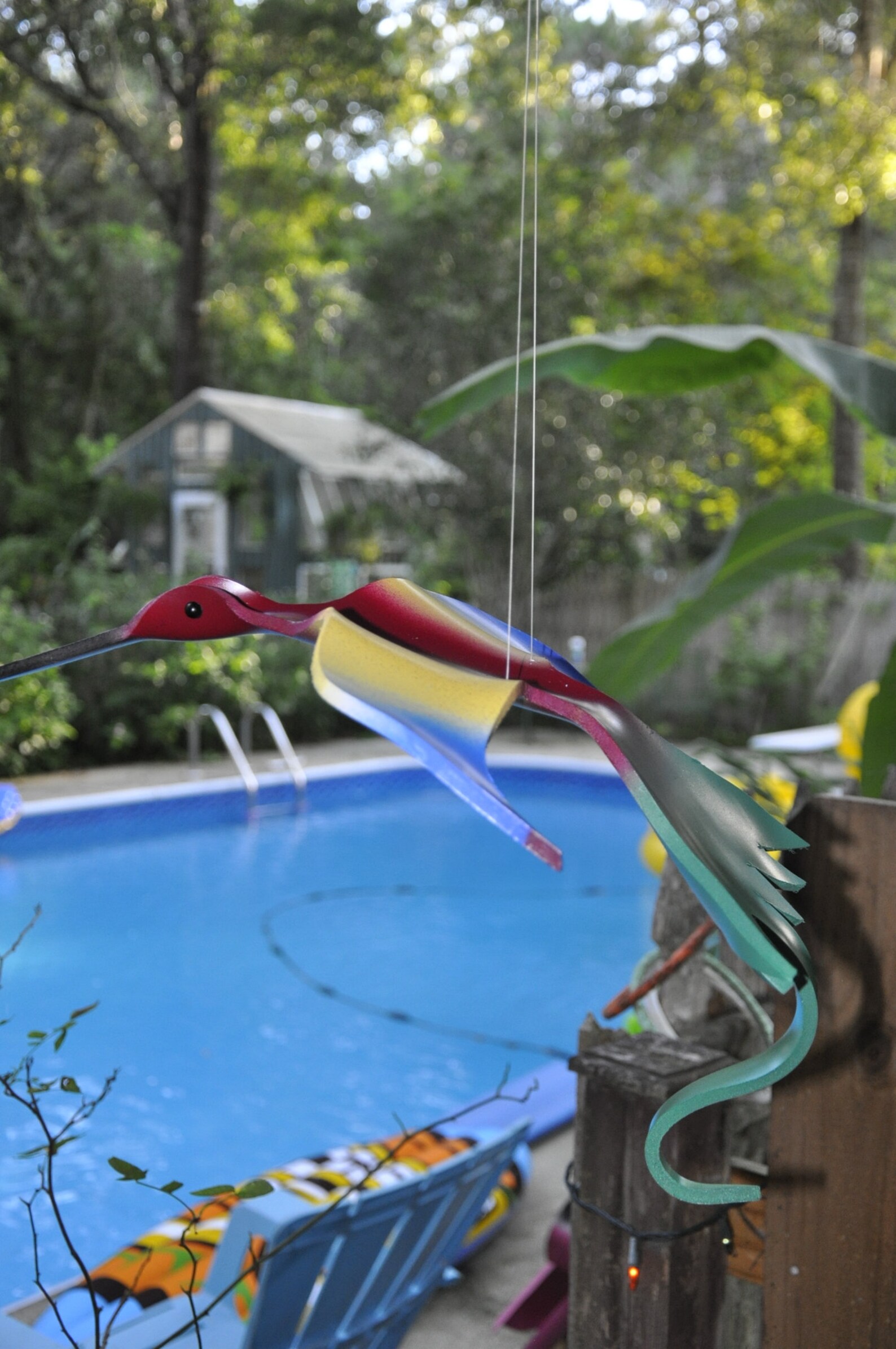 PVC Pipe Bird Whimsibird Whimsical Hummingbird Yard Art Hook Etsy