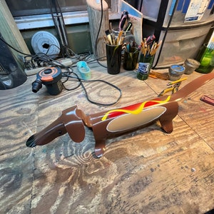 Hotdog babymeisje Weiner Dog