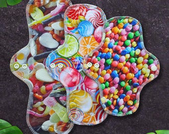 Sweet Treats Reusable Cloth Pad: Cotton Jersey