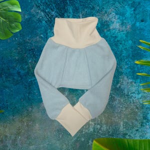 Wülbrid Wool Longies - Grow With Me Wool Diaper Cover - Big Bumz 0-6 Months Cashmere