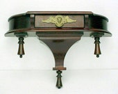 Solid Oak Wall Display Bracket Shelf for Ansonia Mirror Side Clock or Display Any Mantle Clock on Your Wall