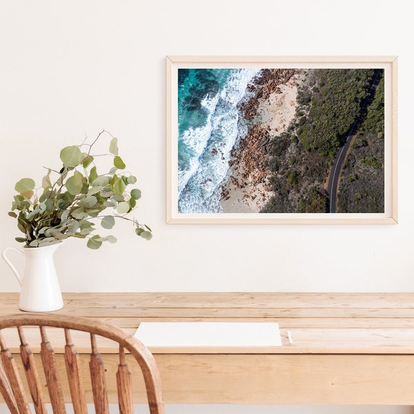 Yallingup, Wall Art, Aerial Photography, Coast, Aerial Beach, Home Decor, Western Australia, Nature Art, South West, Australia