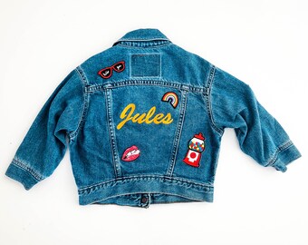 Just Married Denim Jacket Custom Embroidered Jean Jacket