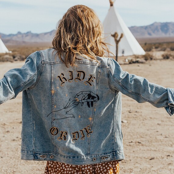 etsy jean jacket