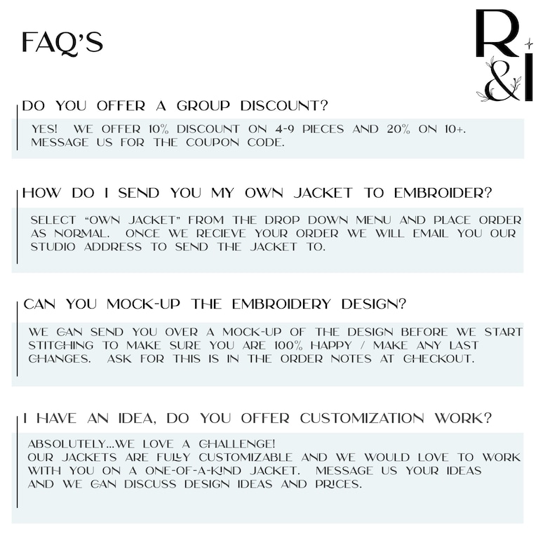 Leather Patch Custom Embroidered Quote Denim Jacket Jean Etsy