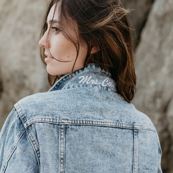 jean jacket popped collar