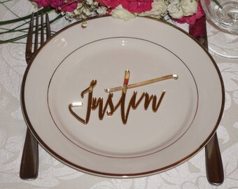 acrylic place cards etsy