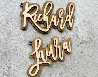 Special Stocking tags Christmas Wood stocking tags Custom tags Custom Christmas personalized tags Personalized Christmas Tags Christmas gift