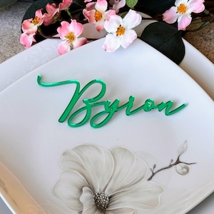 Wedding Mirror place card Luxury Wedding Place Cards Gold Mirror TAGS Laser cut names Acrylic Wedding Cards Wedding Decor Table CUSTOM Event