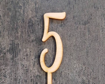Wooden Table numbers Custom wedding table number freestanding table numbers Wood decor numbers